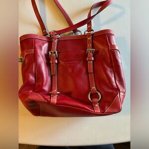 Vintage Coach red purse F-11524
